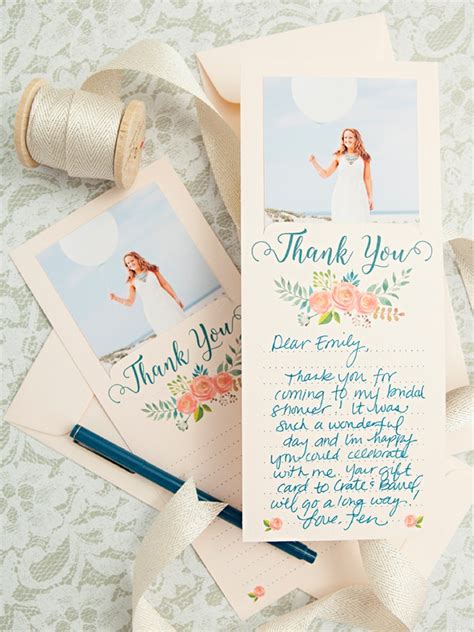 I knew that i wanted to include packaging inserts, but i wasn't sure what to put on them or how they should look. Make These Darling, FREE Printable Photo Thank You Cards!