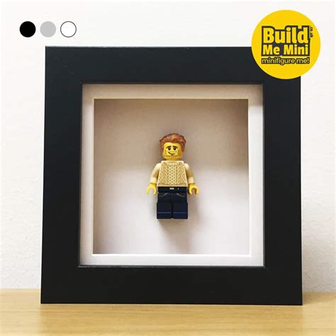 Mini Lego Minifigure Display Frame In 3 Colours Build Me Mini