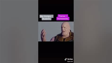 Big Chungus Vs Thanos Youtube