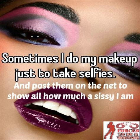 Tg Captions And More Doing My Makeup And Looking Such A Sissy