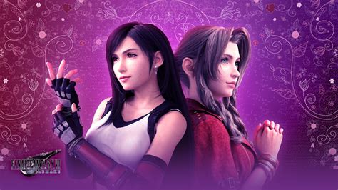 Aerith Gainsborough And Tifa Lockhart Ff Remake 4k Hd Final Fantasy Vii