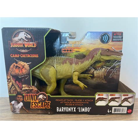Jurassic World Camp Cretaceous Baryonyx Limbo Mattel Original Com Som