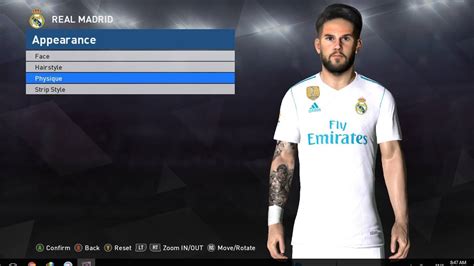Pes Modif Isco Pes 2017 Face Tattoo By Shenawy