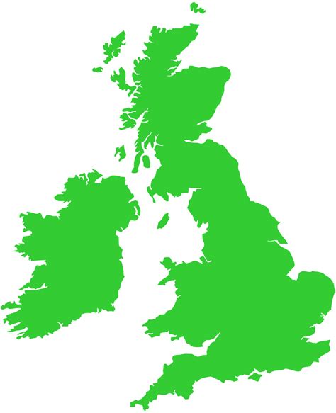 Map Of Uk And Ireland Transparent Png 8550559 Png