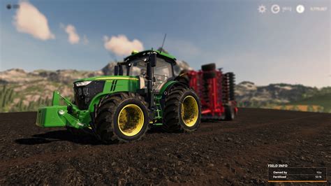 John Deere 7r V1020 Fs19 Fs22 Mod F19 Mod