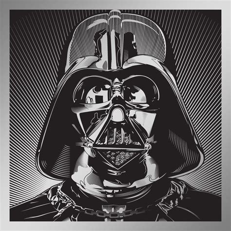 Darth Vader Laser Engraving Star Wars Art Star Wars Inspired