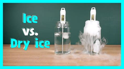 Ice Vs Dry Ice Youtube
