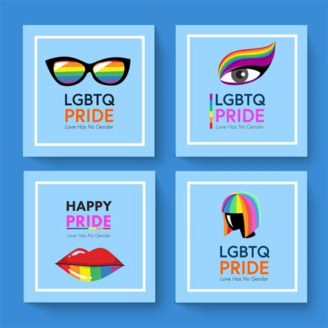 Happy Pride Month Lbgtq Konzept Pride Month Mit Regenbogenfahne