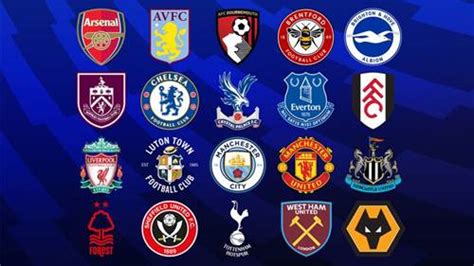 20 Klub Liga Inggris Musim 2023 2024 Peserta Premier League