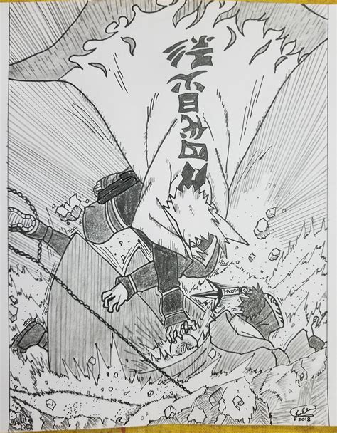 Drew One Of The Epic Battle Scene In Anime History Naruto E Sasuke