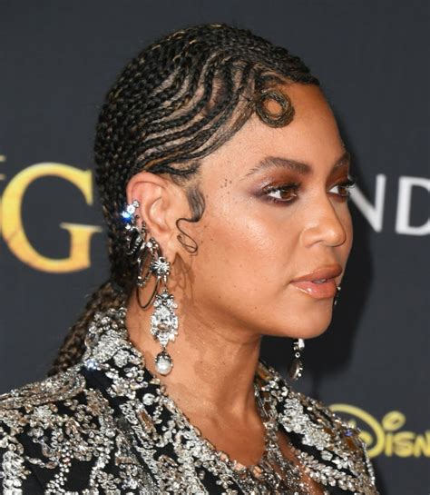 Beyoncé Wears Swirling Cornrows And Pin Curls To ‘the Lion King
