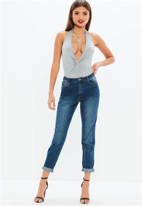 Blue Riot High Rise Mom Jeans Missguided