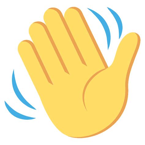 Waving Hand Emoji Png Hugging Face Emoji Png Transparent Png Kindpng