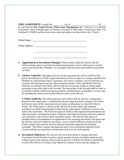 Streamline Your Asset Management With Our Free Agreement Template