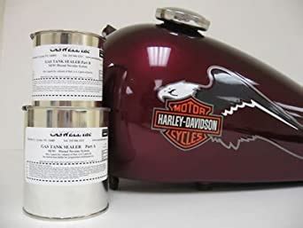 This is a great idea for new metal tanks and this also may save your old tank that may have a bin. Caswell Epoxy Gas Tank Sealer Motorcycle Kit (2 Pack Cans ...