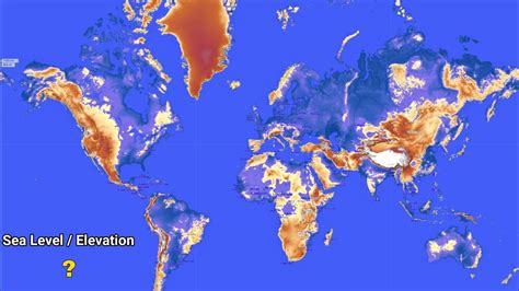 World Elevation Map Visualization Youtube
