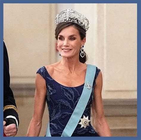 See Photos Of Queen Letizia And Crown Princess Marys Tiaras At The