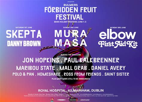 Nine New Acts Added To The Forbidden Fruit 2019 Lineup Joe Is The