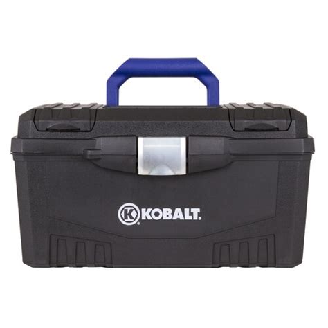 Kobalt 17 In Black Plastic Lockable Tool Box At