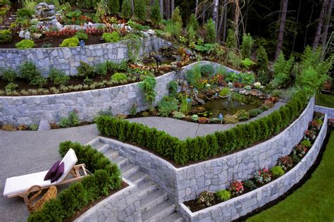 50 Backyard Retaining Wall Ideas And Terraced Gardens Photos