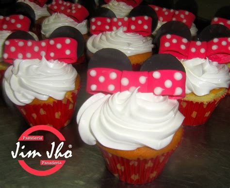 Cup Cakes Minnie Mouse Pastelería Jimjho