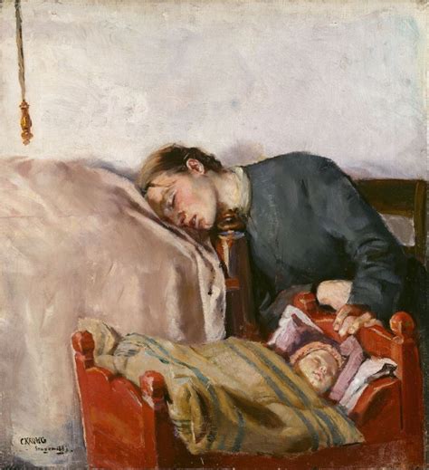 A Hard Reality The Paintings Of Christian Krohg 2 The Fatigued And