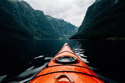 997255 4k Nature Water Canoes Kayaks Mountains Rare Gallery Hd