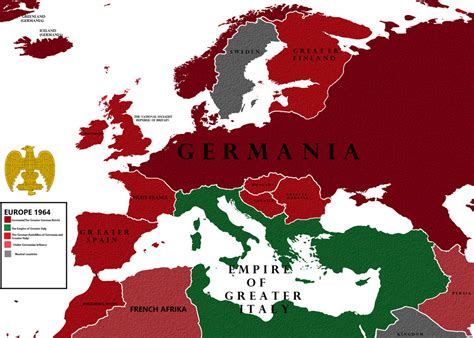 Europe In 1964 Alternate History Of Axis Victory By Guilhermealmeida095