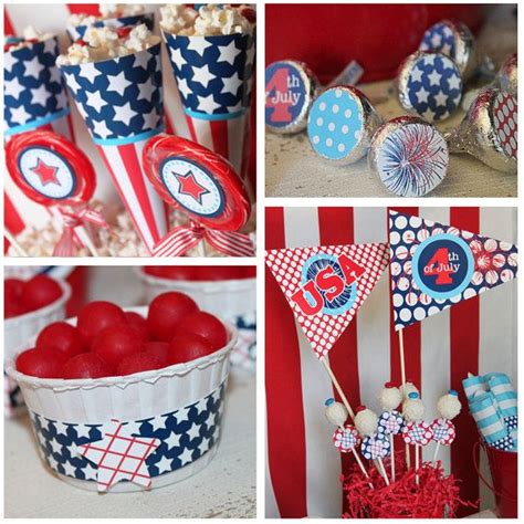 Red White And Blue Patriotic Party Decorations