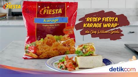 Beberapa resep membuat cemilan lebaran yang bisa kuat dan tahan lama. Resep Fiesta Karage Wrap ala Restoran
