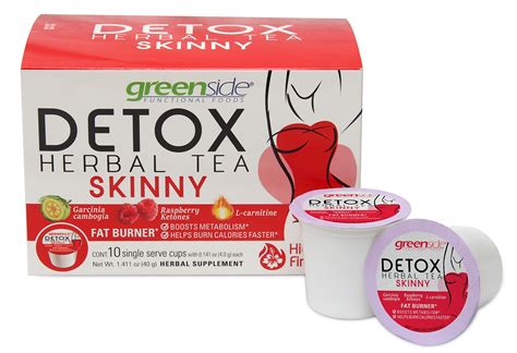 Buy Greenside Detox Al Tea K Cups Skinny Great Taste Burner And Boost