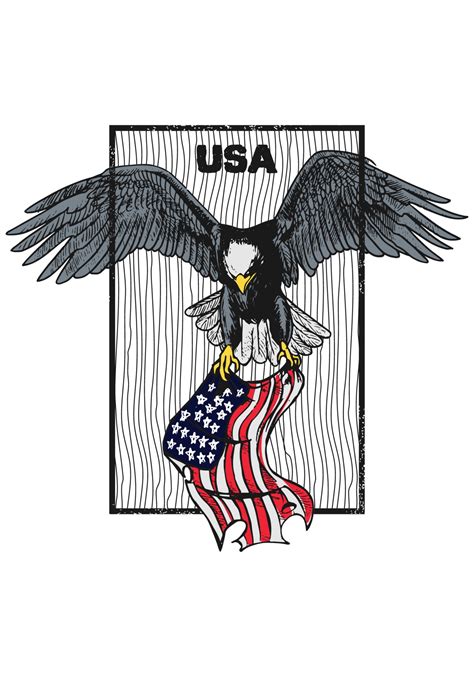 American Eagle Symbol Drawing