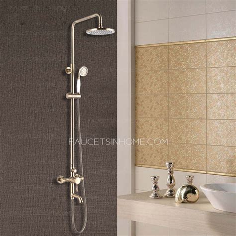 We have reviewed and compared the best shower faucets. Antique Bronze Bathroom Exposed Top And Hand Shower Faucets