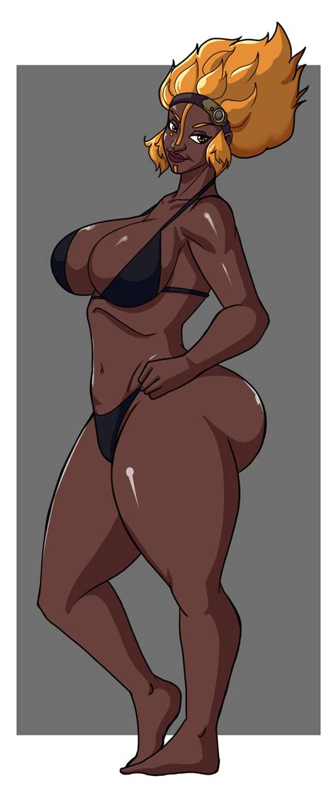 rule 34 ass ayana kwena big ass bikini breasts commission dark skinned female dark skin