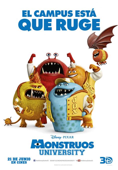 Monsters University 2013 Poster 1 Trailer Addict