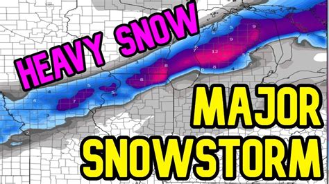 Major Snowstorm To Dump Snow From Rockies To The Great Lakes This Weekend Heavy Snow And Ice