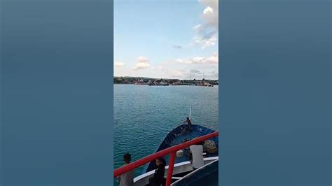Detik Detik Kapal Bunda Maria Tiba Di Pelabuhan Dermaga Wanci Youtube