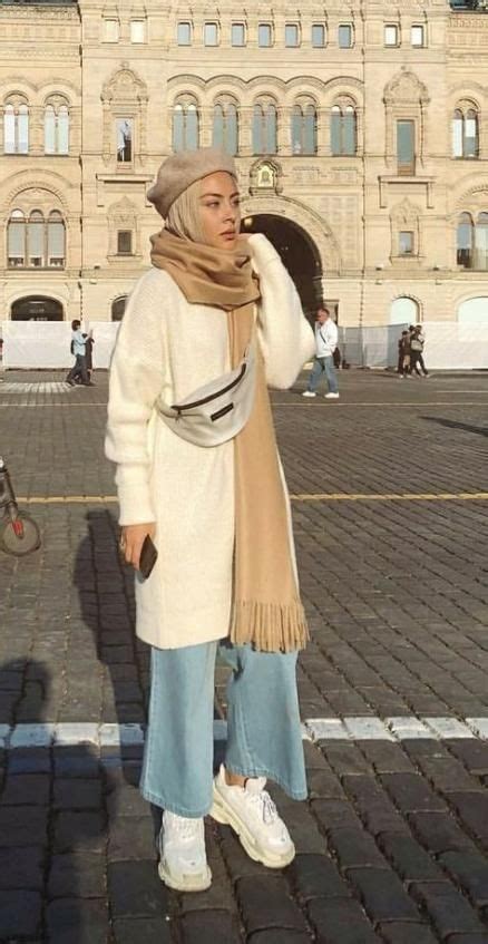 Winter Hijab Look Ideas With Stylish Hat Hijab