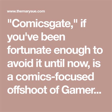 Comicsgate If Youve Been Fortunate Enough To Avoid It Until Now Is