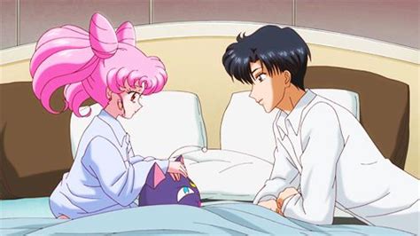 Chibiusa And Mamoru Sailor Moon Sailor Moon Screencaps Chibiusa