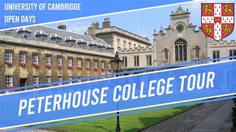 Peterhouse College Tour University Of Cambridge Virtual Open Days