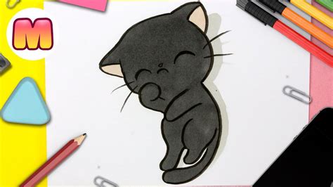 Como Dibujar Un Gato Kawaii Dibujos Kawaii Faciles Aprender A