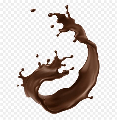 Free Vector Vector Illustration Of A Splash Of Brown Chocolate In A