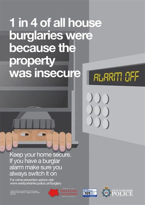 West Yorkshire Police Winter Burglary Campaign Calder Security