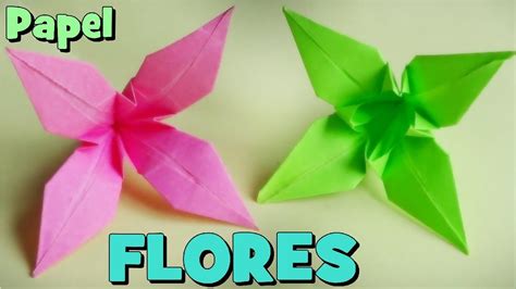 Cómo Hacer Una Flor De Papel Origami Lirio Youtube