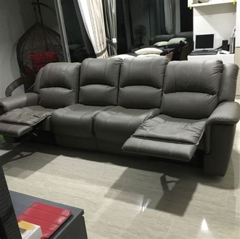 Four Seater Leather Recliner Sofa Sofa Design Ideas