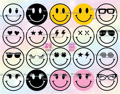 Free Smiley Faces Emoji Svg Christmas Cut Files Heart Hands Drawing