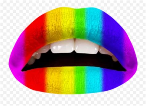 The Rainbow Lips Rainbow Png Lips Transparent Free Transparent Png