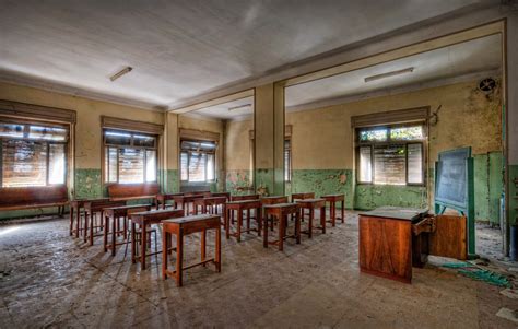 Tuuum Abandoned Classroom By Marjolein Loppies