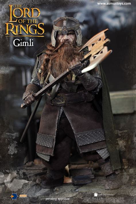 16 Scale Lord Of The Rings Gimli Figure By Asmus Toys One Sixth